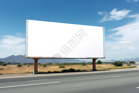 高速上的广告牌背景图片