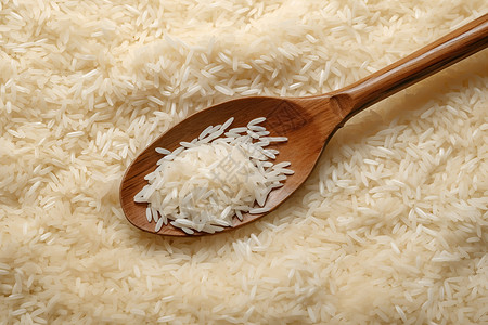 健康营养的白米背景图片