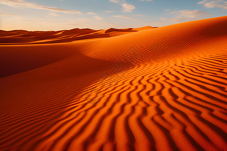 波浪形状的沙漠背景图片