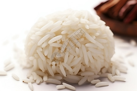 健康美味的米饭背景图片