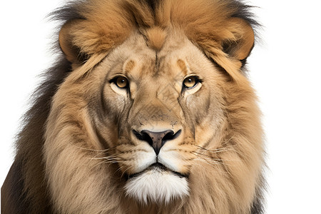 危险的野生狮子背景图片