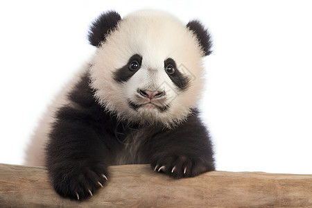 可爱的哺乳动物熊猫背景图片