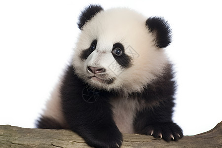 可爱的熊猫动物背景图片