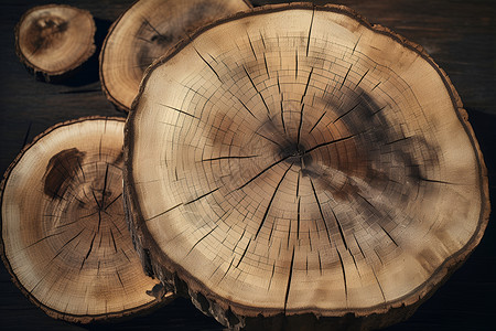 树木的年轮背景图片