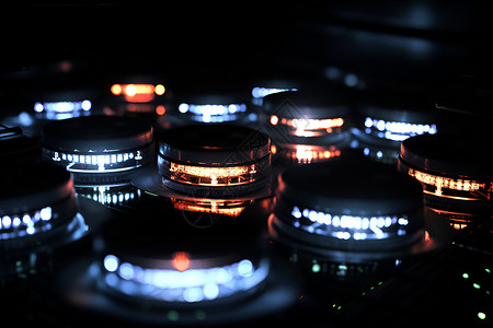 LED照明电钻发光的灯具设计图片