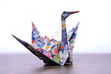 手工折纸鹤背景图片