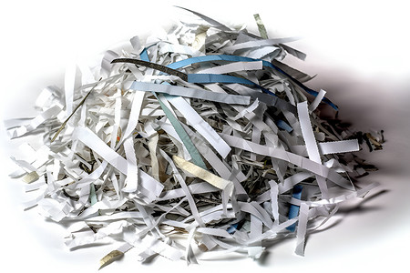 销毁的文件碎纸绞碎高清图片