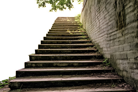 跳跃石梧桐树下的台阶之美背景