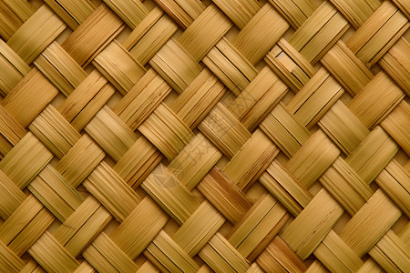 柳条编织亚洲风格编织墙面背景