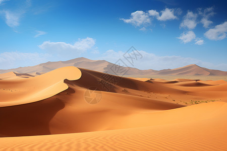黄色的沙丘背景图片