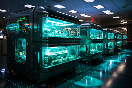 研究室的机器背景图片