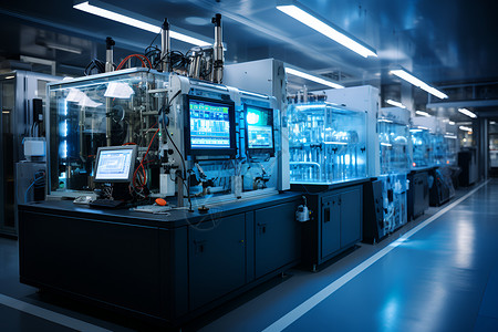 高科技实验室背景图片