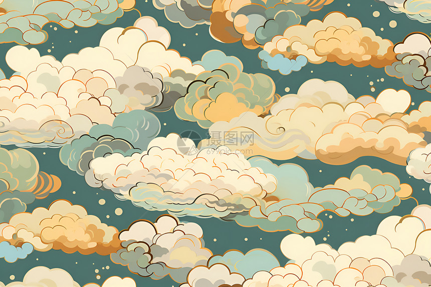 童话般的云朵图片