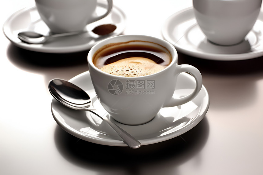 早晨的一杯咖啡图片
