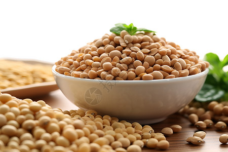 健康豆类食物背景图片