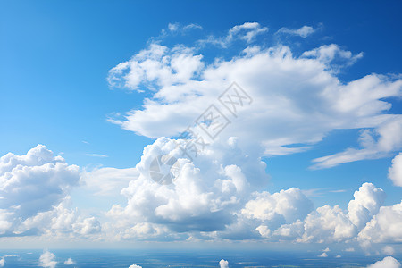 蓝天白云俄罗斯风景照片背景图片