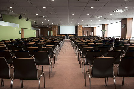 多媒体功能的会议大厅背景图片