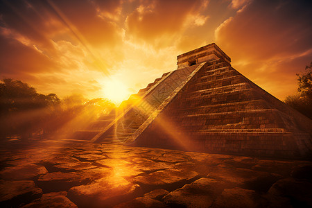 壮观的金字塔背景图片