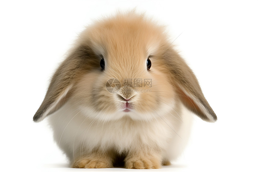 可爱的长耳兔图片