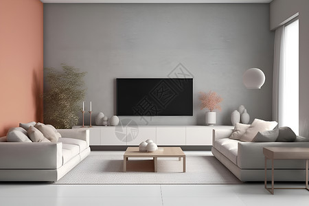 风格电视现代风格的客厅背景