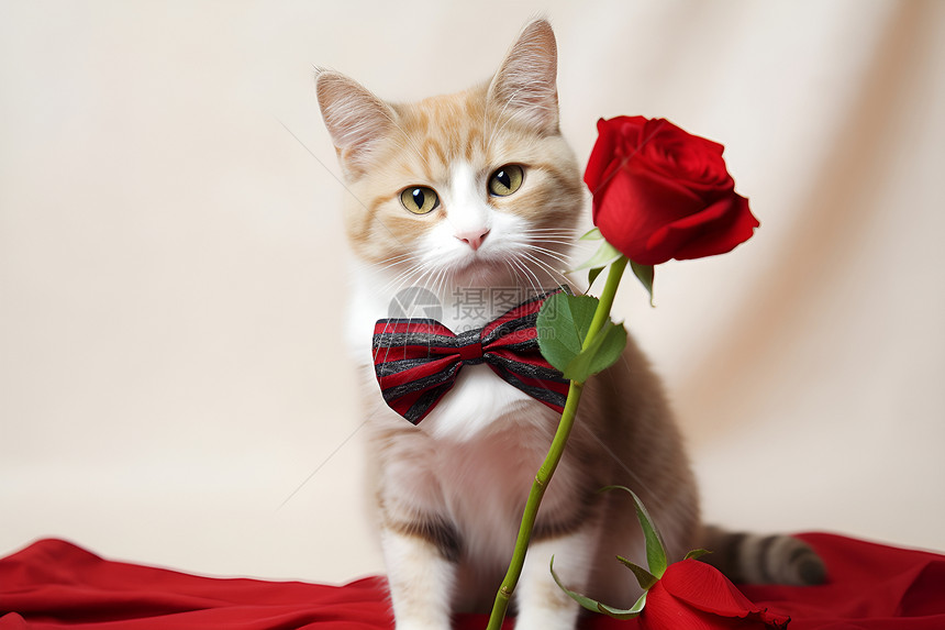 浪漫的宠物猫咪图片