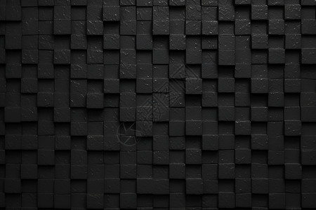 黑色方块黑色方形图案背景
