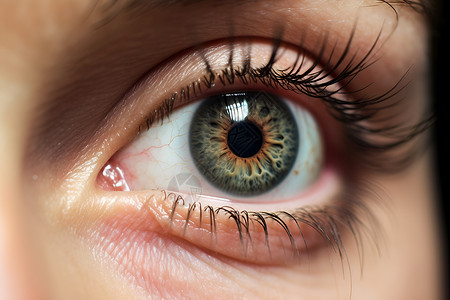 女性的眼球瞳孔背景图片