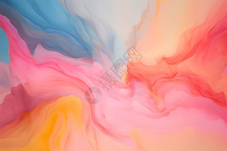 阿尔贝克色彩流动中的悬浮光芒阿尔贝托·塞韦索的抽象细节绘画设计图片