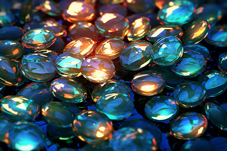 水晶钻石金项链闪闪发光的钻石设计图片