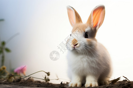 兔宝宝板材可爱的兔宝宝背景