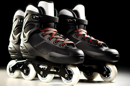 一双溜冰鞋背景图片