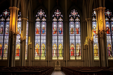 欧式教堂玻璃传统文化的欧式教堂背景