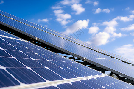 创新科技的太阳能光伏板背景图片