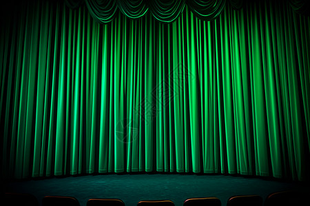 电影舞台聚光灯的舞台背景