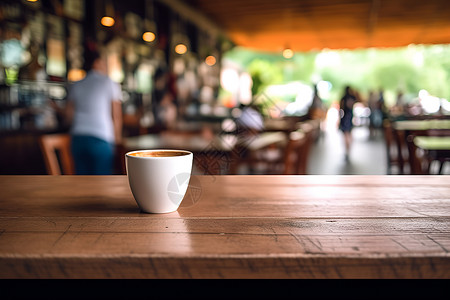 咖啡店铺素材清晨的一杯咖啡背景