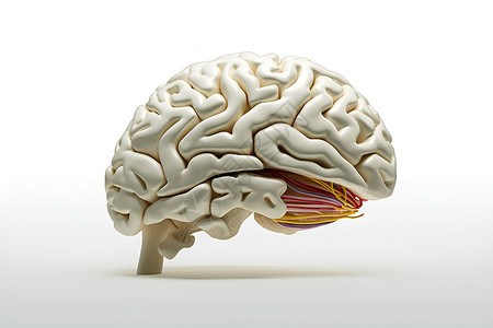 大脑内部结构背景图片