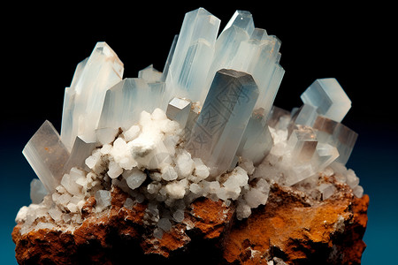 珍贵的岩石水晶背景图片