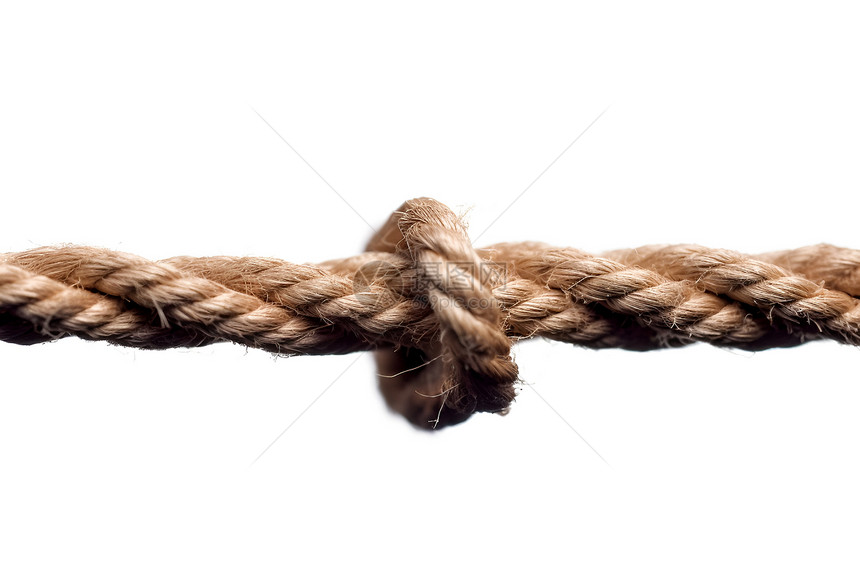 带绳结的绳子图片