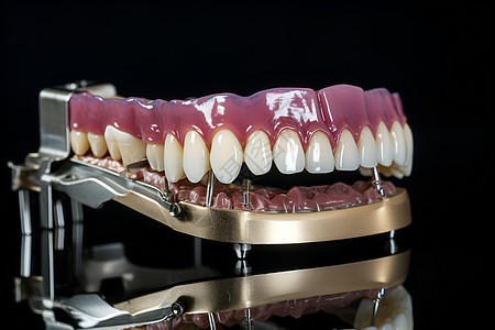制造的医疗牙齿模型高清图片