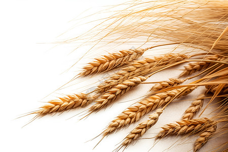 丰收的农业谷物小麦背景图片