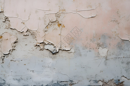 灰色墙体墙体上的裂痕背景