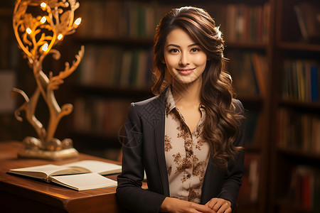 美丽的亚洲女性背景图片