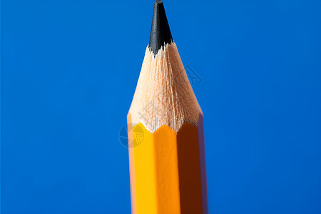 一支黄色的铅笔背景图片