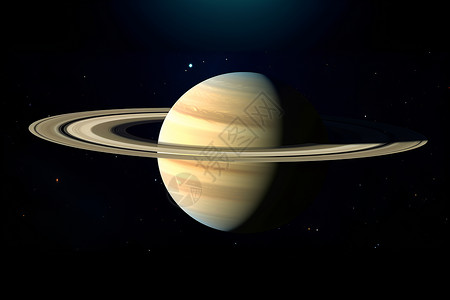 明橙光芒土星背景图片