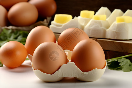 早餐鸡蛋亲亲鸡蛋高清图片
