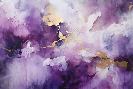 紫色抽象画背景图片