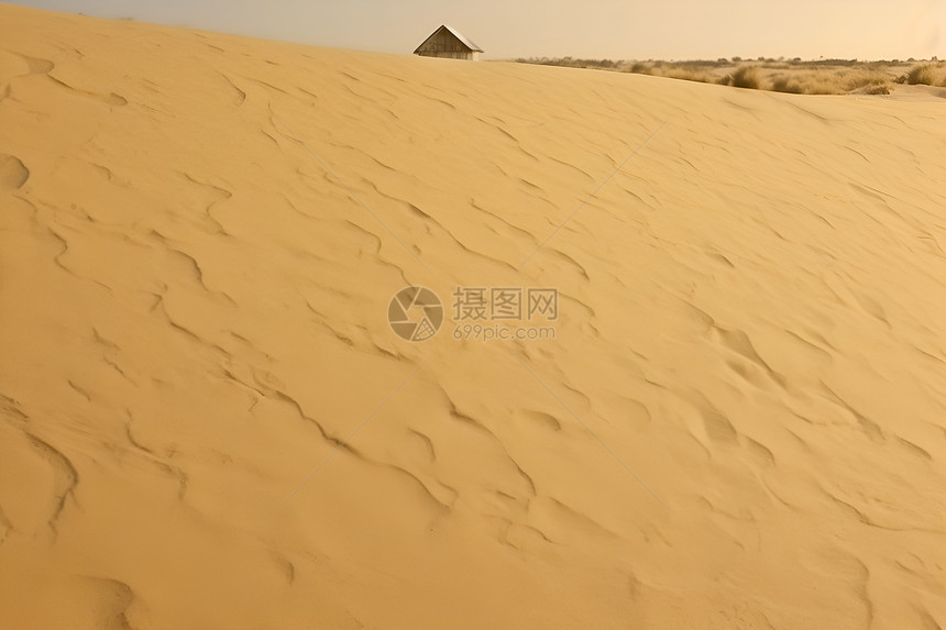 沙漠中粗糙的沙子图片