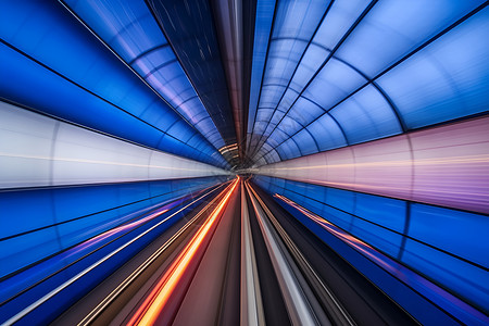 地下交通行驶的交通隧道设计图片
