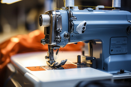 现代工艺的缝纫机高清图片