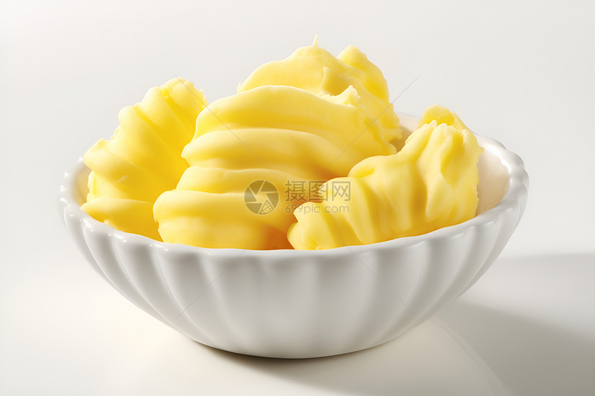 黄色的卷曲奶酪图片
